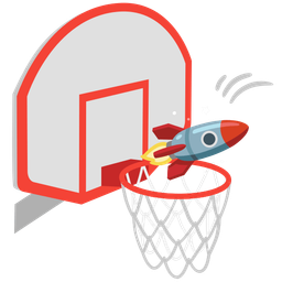 rocket and basketball
