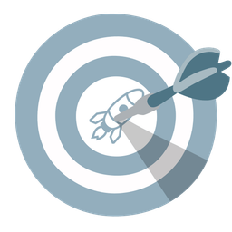 rocket and bow and arrow