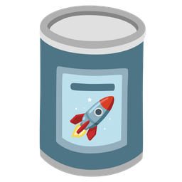 rocket and canned food