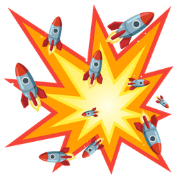 rocket and collision