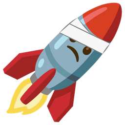 rocket and face with head-bandage