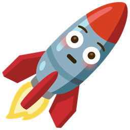 rocket and flushed face