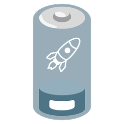 rocket and low battery