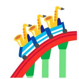 roller coaster and accordion