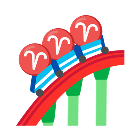 roller coaster and Aries