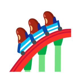 roller coaster and beans