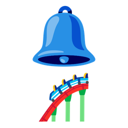 roller coaster and bell