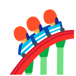 roller coaster and boxing glove