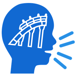 roller coaster and bust in silhouette