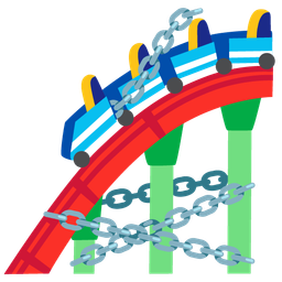 roller coaster and chains