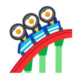 roller coaster and cooking