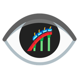 roller coaster and eye