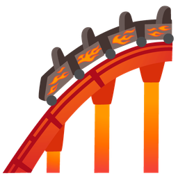 roller coaster and fire