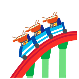 roller coaster and fondue