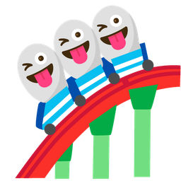 roller coaster and ghost