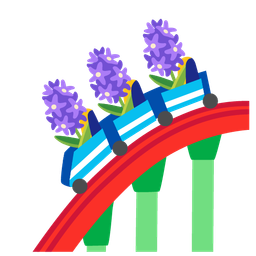 roller coaster and hyacinth