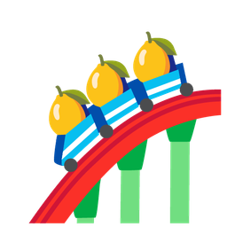 roller coaster and lemon