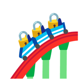 roller coaster and locked