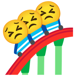 roller coaster and persevering face