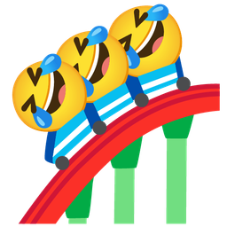 Roller coaster and Rolling on the floor laughing