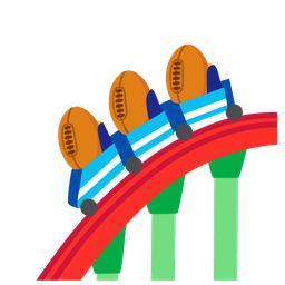 roller coaster and rugby football