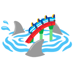roller coaster and shark