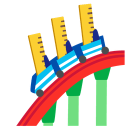roller coaster and straight ruler