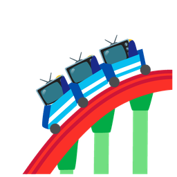 roller coaster and television
