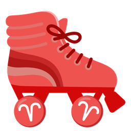 roller skate and Aries
