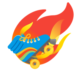 roller skate and comet