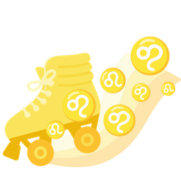 roller skate and Leo