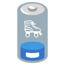 roller skate and low battery