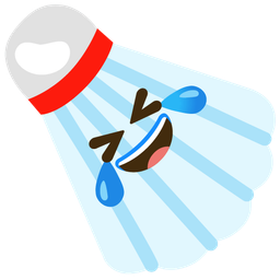 rolling on the floor laughing and badminton