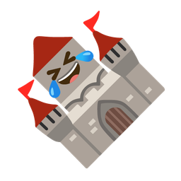 rolling on the floor laughing and castle