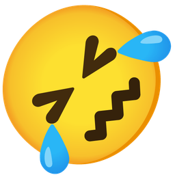 rolling on the floor laughing and confounded face