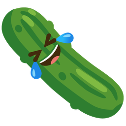 rolling on the floor laughing and cucumber