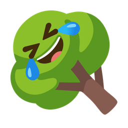 rolling on the floor laughing and deciduous tree