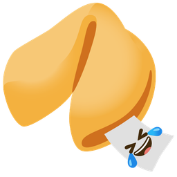 rolling on the floor laughing and fortune cookie