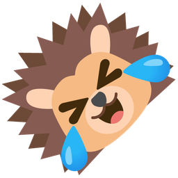 rolling on the floor laughing and hedgehog