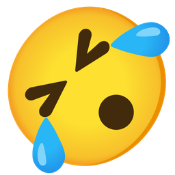 rolling on the floor laughing and hushed face