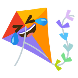 rolling on the floor laughing and kite