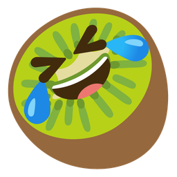 rolling on the floor laughing and kiwi fruit
