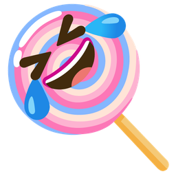 rolling on the floor laughing and lollipop