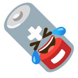 rolling on the floor laughing and low battery