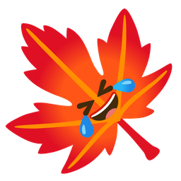 rolling on the floor laughing and maple leaf