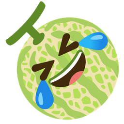 rolling on the floor laughing and melon