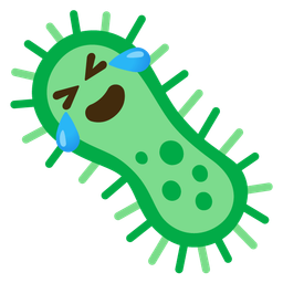 rolling on the floor laughing and microbe