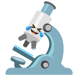 rolling on the floor laughing and microscope