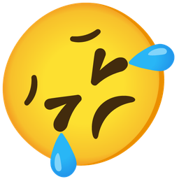 rolling on the floor laughing and persevering face