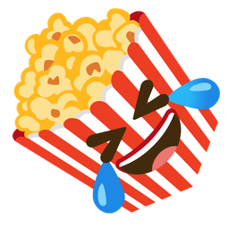 rolling on the floor laughing and popcorn